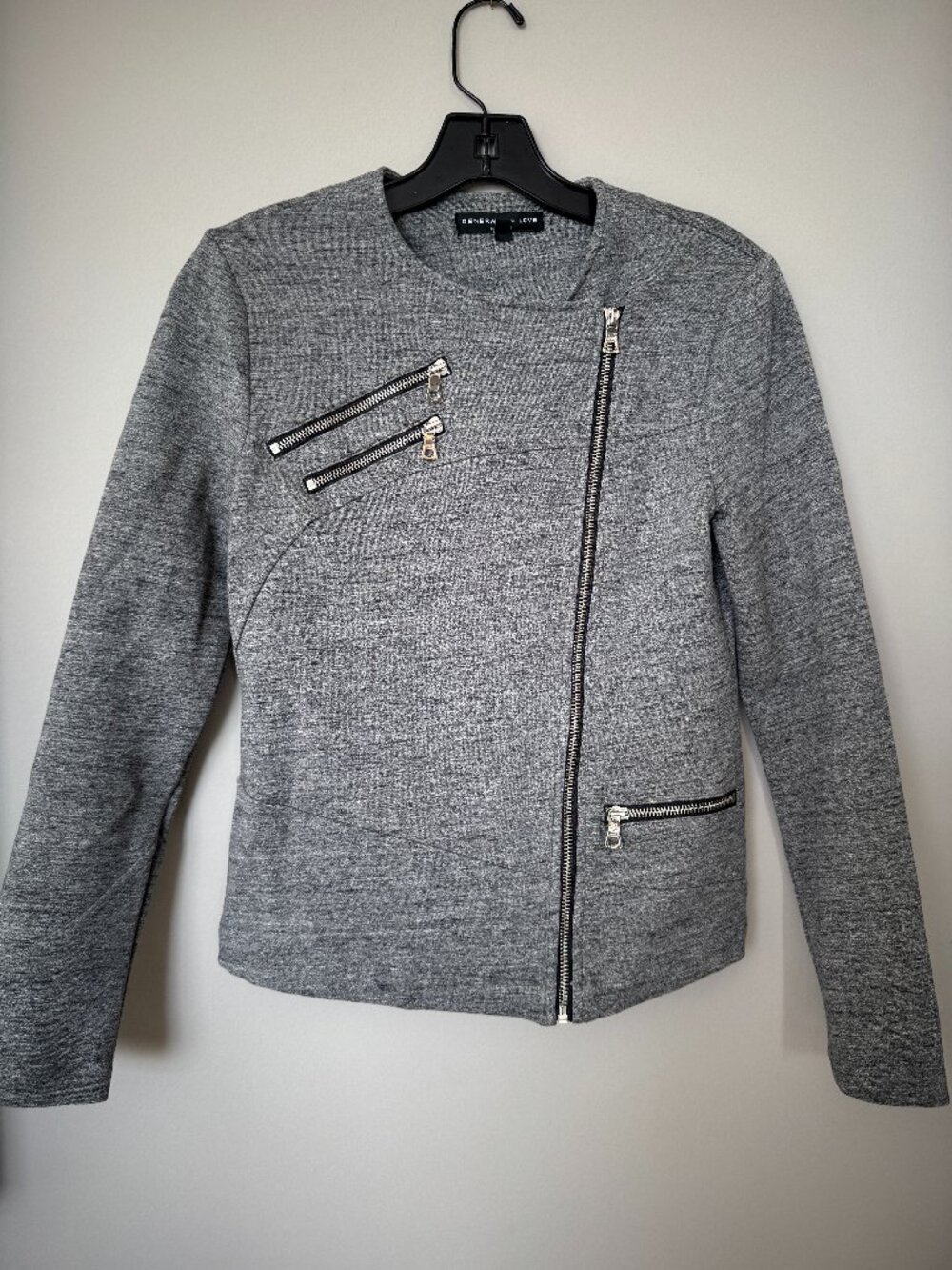 Generation Love NY Grey Moto Jacket